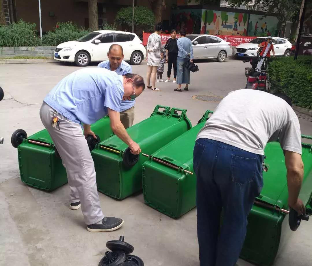 聊城茌平全县村庄垃圾分类垃圾桶更换工作顺利完成